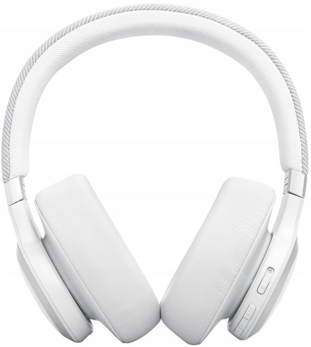 Słuchawki Bezprzewodowe JBL Live 770NC Białe ANC True Adaptive 65h 5.3
