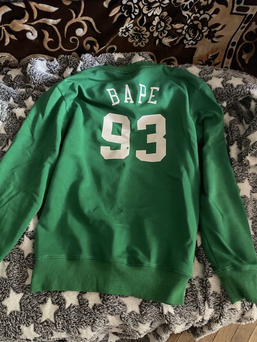 свитшот bape x celtics
