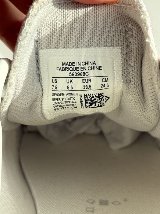 Buty Converse trampki różowe brokat 38,5 w stylu golden goose