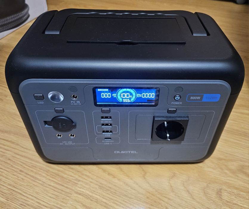 Gerador a Bateria OUKITEL 800W - Como Novo (c/ Garantia)