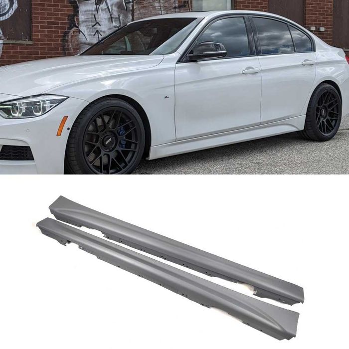 Накладки на пороги (зовнішні) BMW F30 стиль M Tech