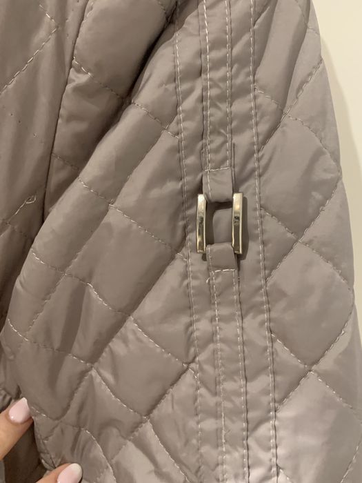 Kurtka pikowana damska kaptur wiatrówka