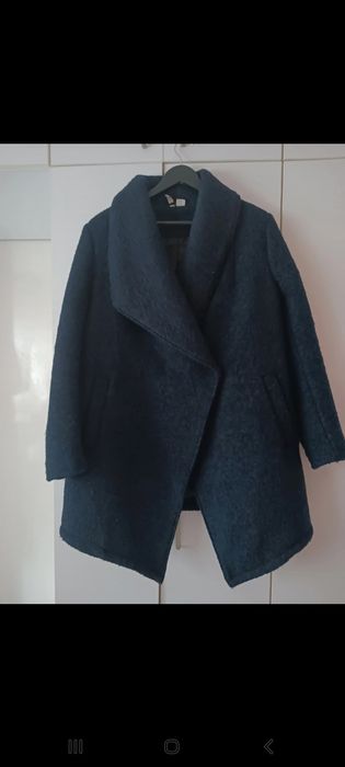 Płaszczyk h&m . Czarno -granatowy