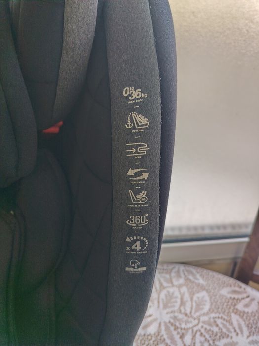 Cadeira Auto Criança KikkaBoo Armadillo 360° (0-36kg / Grupo 0+/1/2/3)
