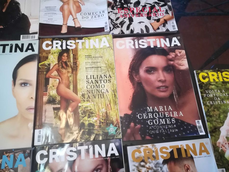 Conjunto de 34 Revistas Cristina