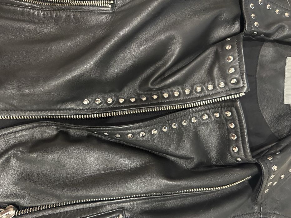 Куртка косуха натуральная кожа calvin klein оригинал xs-s