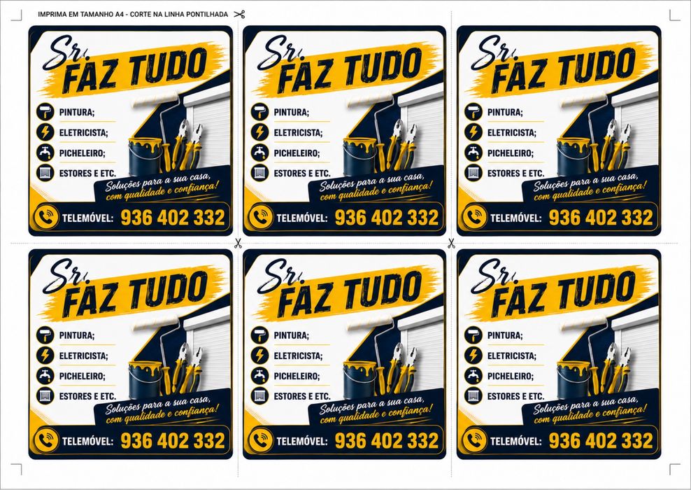 Pintura, Estores, Pichileiro  e Eletricista Etc.