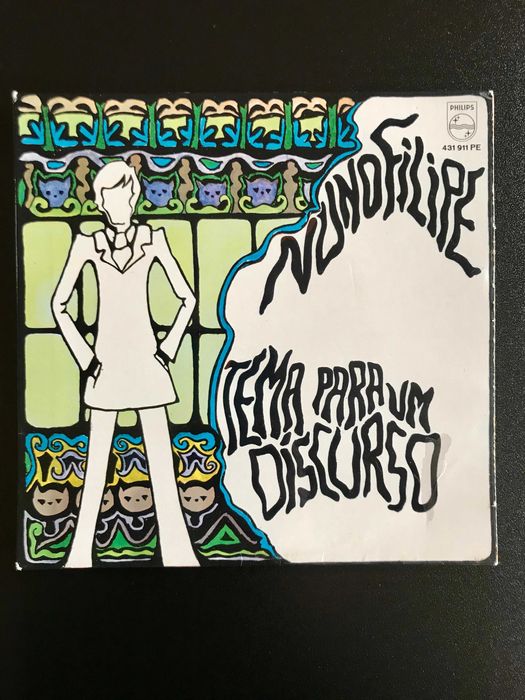 Disco Vinil 7" EP de Nuno Filipe ‎– Tema Para Um Discurso [RARO]