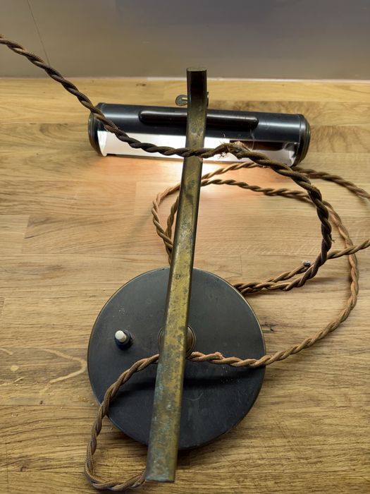 Stara lampa fortepianowa lampka