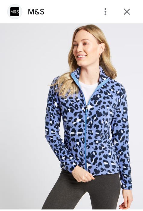 Кофта флісова на замку Marks & Spencer р.12/40/M