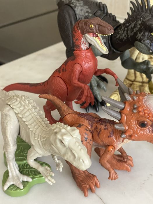 Jurassic World Figures Lot Collection Mattel Jurassic Park Dinossauros