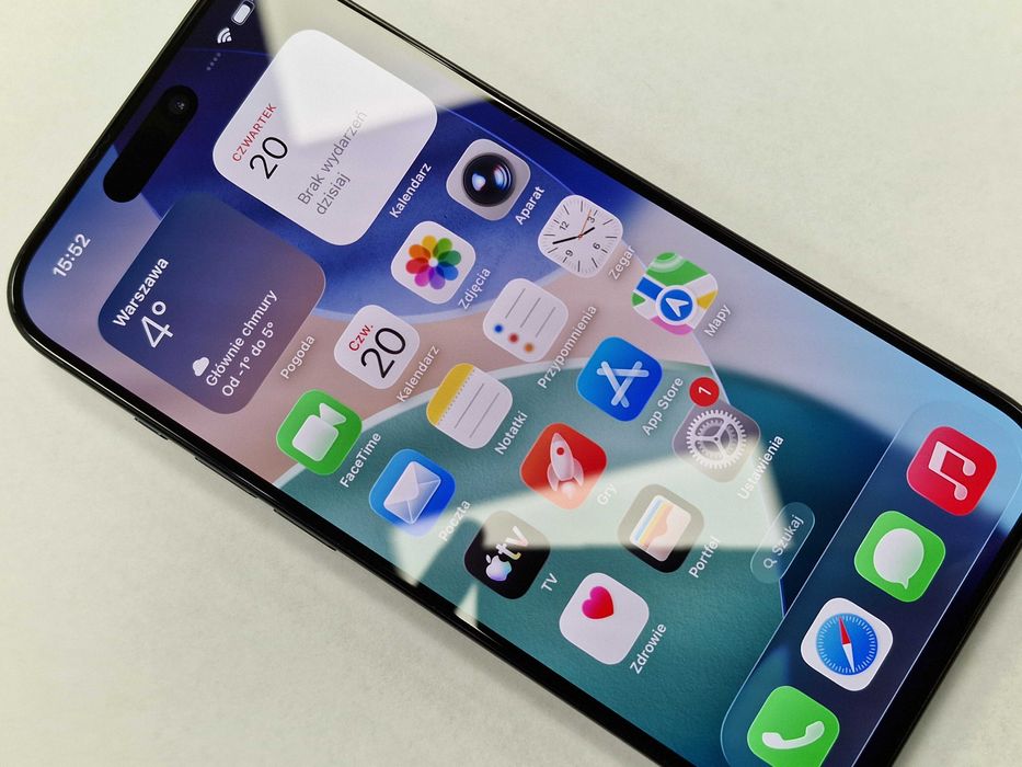 Iphone 15 PRO 128GB/ Blue Titanium/ 91%/ Grade A-/ + ładowarka