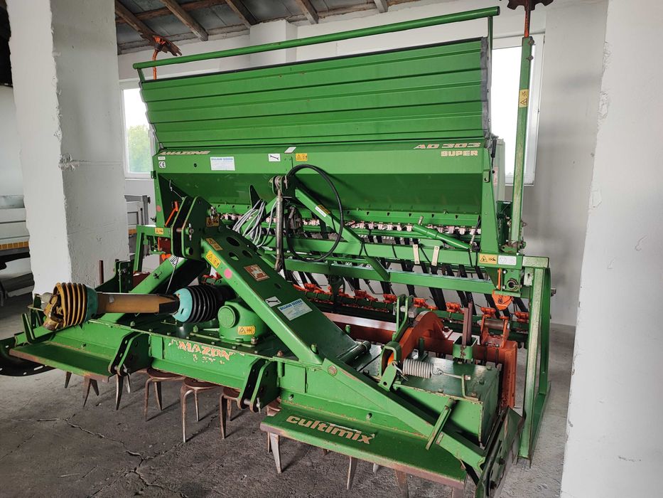 Zestaw Brona Amazone KG 303 Siewnik Amazone AD 303 D9