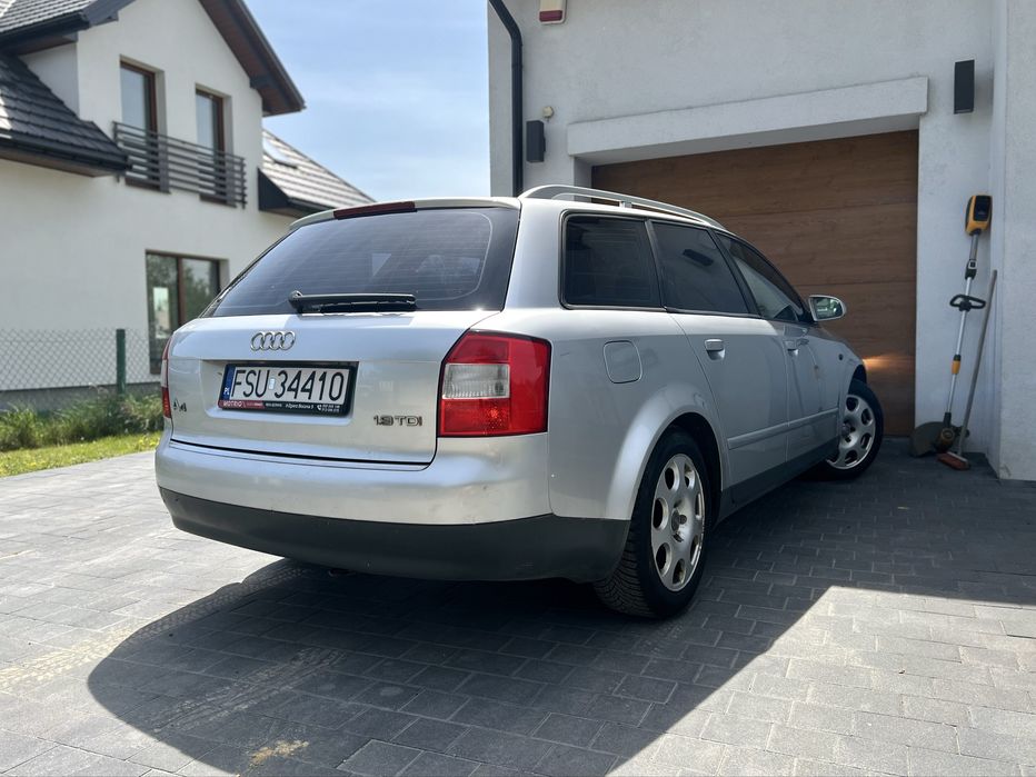 Audi A4 1.9TDI AVF 6 bieg, klimatyzacja sprawna, tempomat, bluetooth