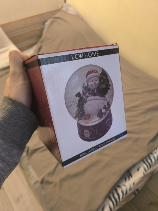 Новорічна куля "Сніговик"