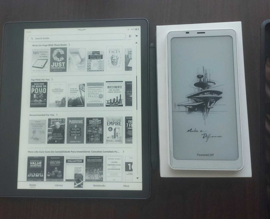 Kindle Scribe (2022) + BOOX PALMA