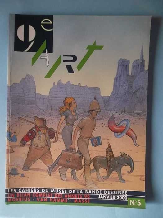 Revista de BD francesa 9e ART , 5 exemplares