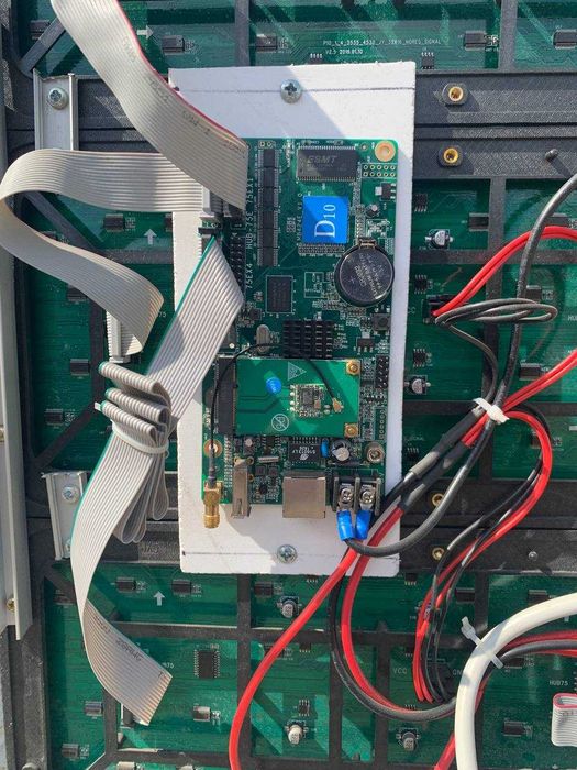 Светодиодный Экран 256*48 см полноцветный модуль P10 (RGB) Б/У