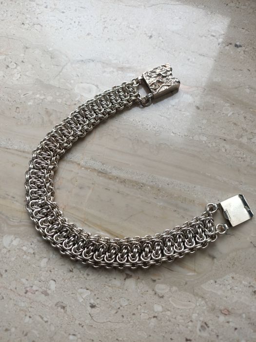 Elegancka bransoleta srebro vintage