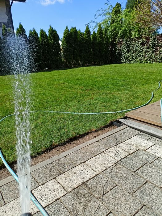 Trawa w rolce / trawnik / zakładanie ogrodów / tarasy / rabatki