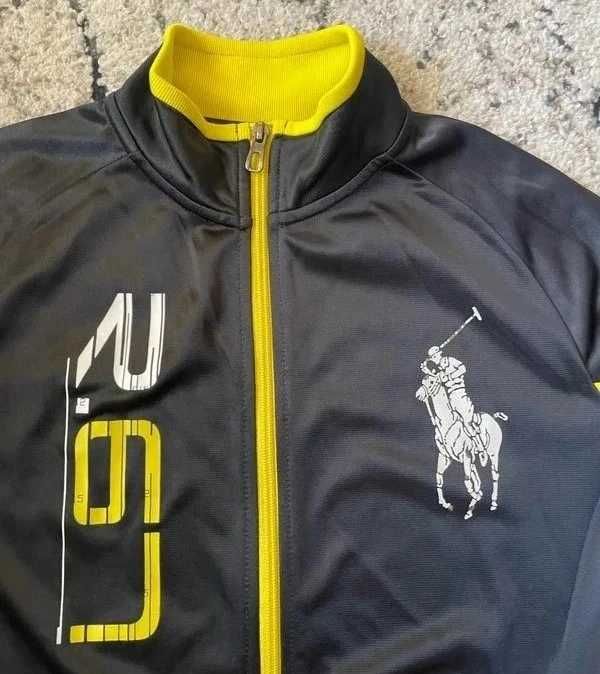 Bluza hoodie zip Ralph Lauren Polo big logo pony basic oversize swag