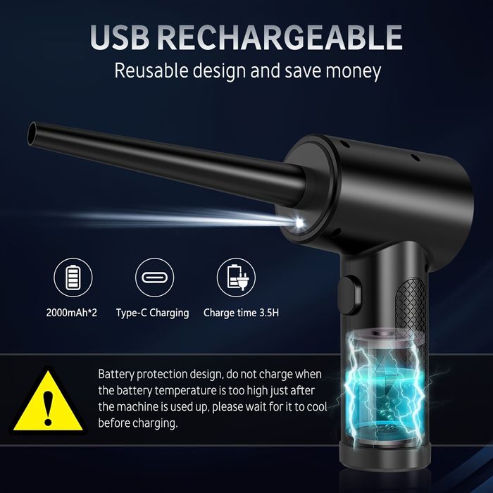 Турбовентилятор , воздуходувка аккумуляторная