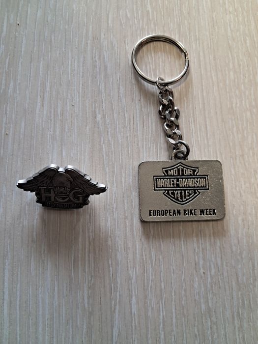 Колекційний металевий брелок Harley-Davidson