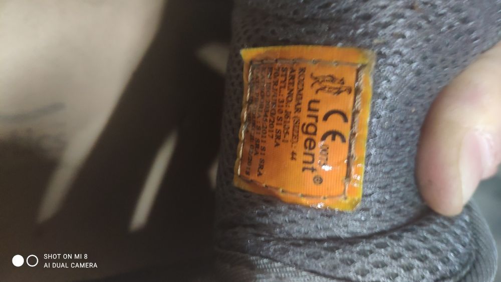 Сандали рабочие синие