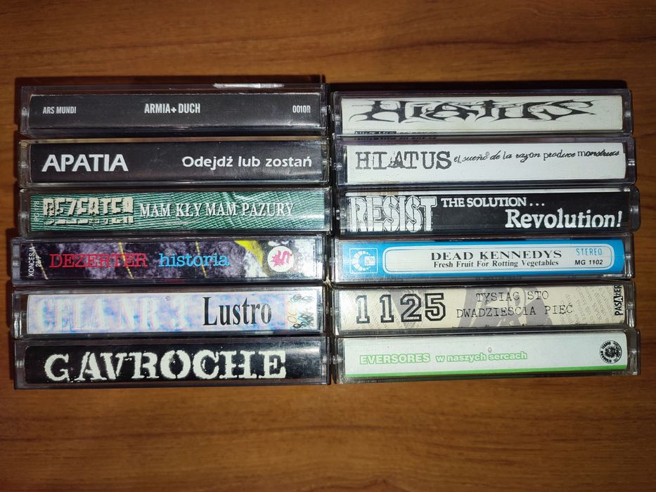 Zestaw  Kaset Punk/Rock