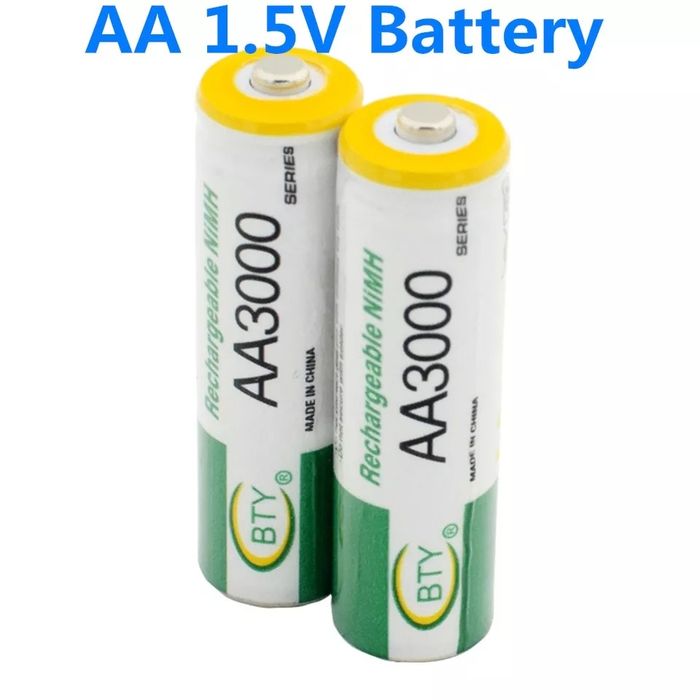 2 pilhas recarregáveis aa 3000mah novas com portes incluídos64729596008962120