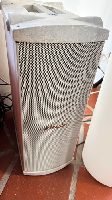 PA BOSE PANARAY + AMPS INTERM (cabos e tripés)
