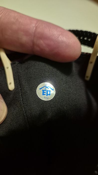 Bolsa artesanal japonesa original Inden-Ya motivo Seigaiha