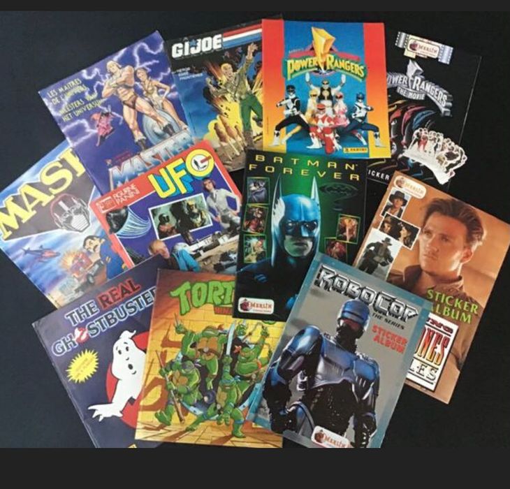 Cadernetas cromos completas dos anos 70/80/90