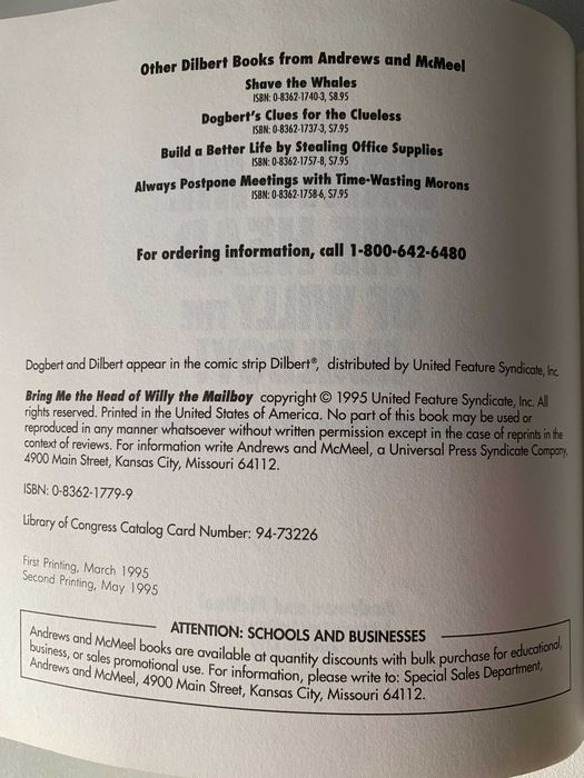 [BD] Bring Me the Head of Willy the Mailboy!