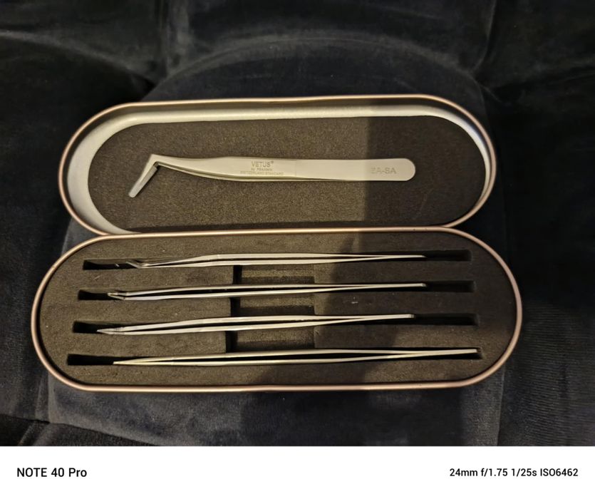 Profesjonalny zestaw do zakladania rzes