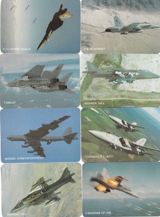 Calendários - Aviões (Guerra do Golfo) Vintage