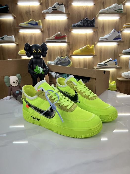 Кросівки Nike Air Force x Off-White By Virgill Abloh “Volt”