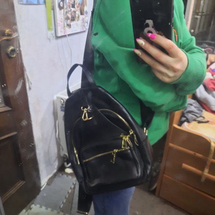 Сумка рюкзак кожа