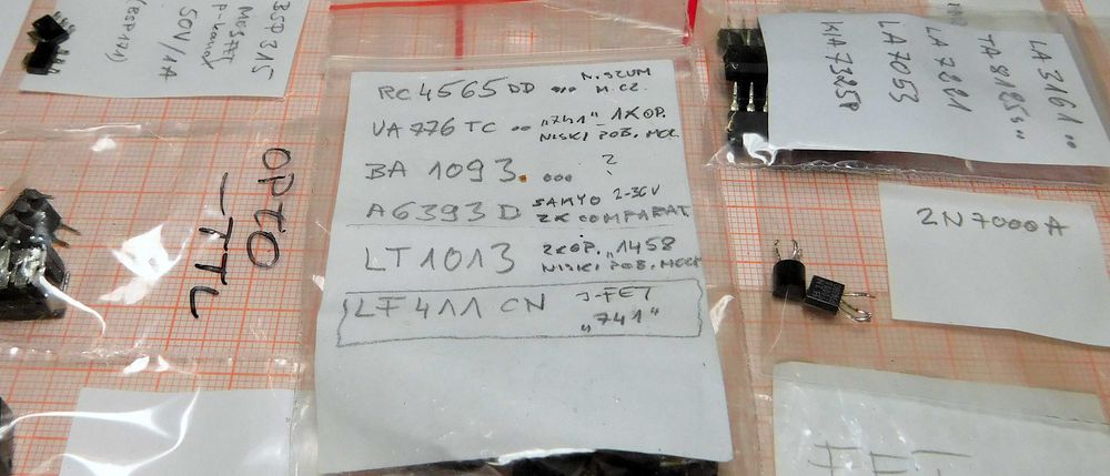 Części elektroniczne cały zestaw [095]1