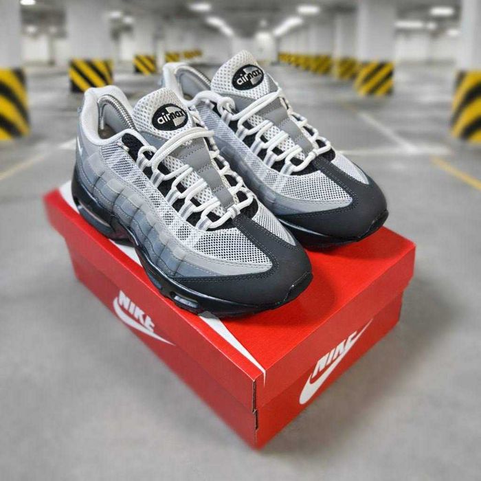 !РОЗПРОДАЖ! Nike Air Max 95 Grey Black 36 37 38 39 40 41 42 43 44 45