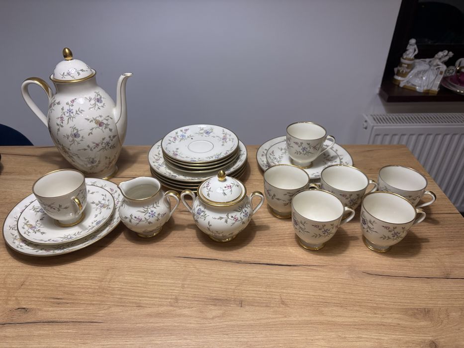 serwis porcelany FÜRSTENBERG – Niemcy – elegancki komplet kawowy
