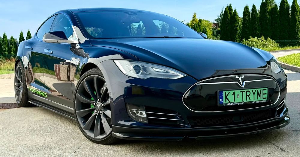 Tesla Model S Unikat darmowe ladowanie Performance P85D Zamiana Po duzym serwisie
