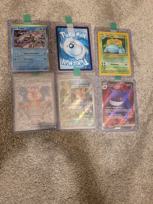 6 kart pokemon w tym 2 z errorem