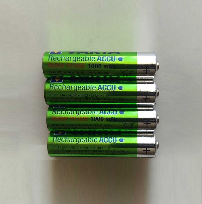 Акумуляторні батарейки Varta AAA 1000mah 1,2V