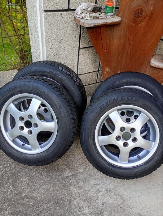 Felgi + opony zima 15 5x112 vw seat skoda