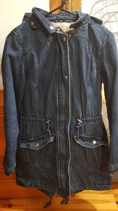 Dżinsowa ocieplana kurtka