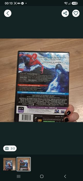 Spider man film DVD
