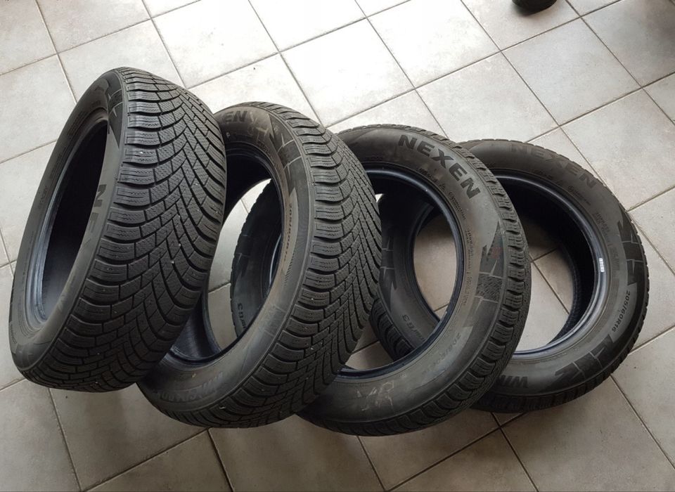 4x zimowe opony Nexen Winguard G3 205/60R16 7-7,5mm 2021