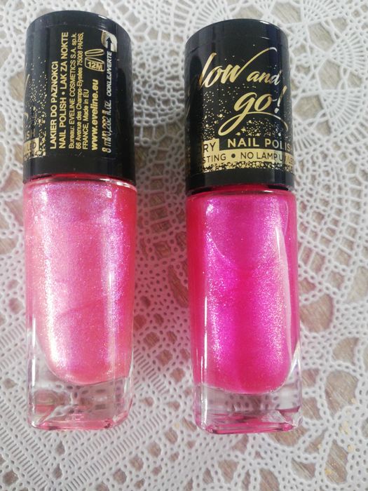 Lakier do paznokci eveline glow and go. 03 oraz 04