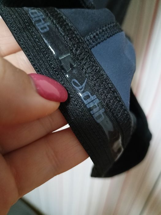 Велошорти тріко чоловічі з лямками  XL dhb classic bib-shorts  чорні